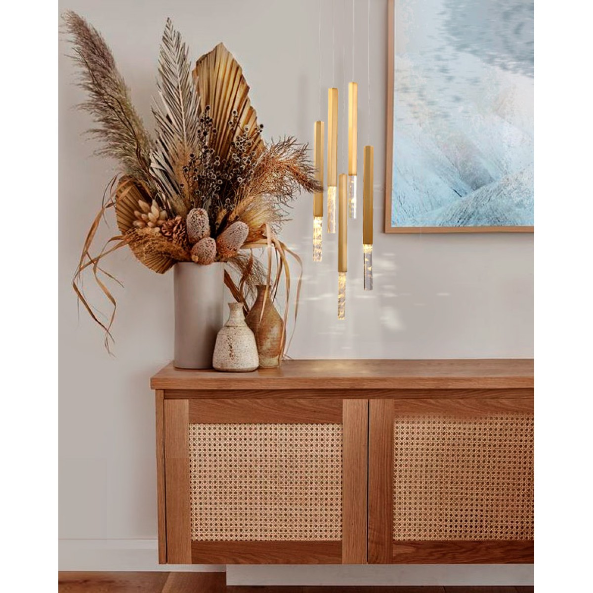 Подвесной светильник Delight Collection Vita 5A brass