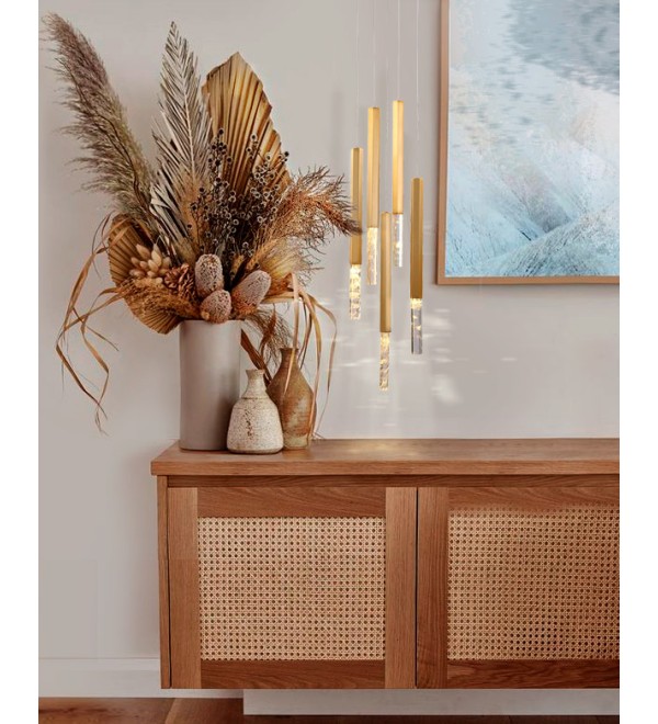 Подвесной светильник Delight Collection Vita 5A brass