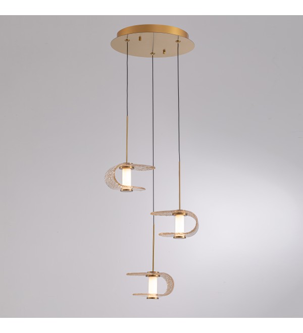 Подвесной светильник Delight Collection MD24020901-3A gold/cognac