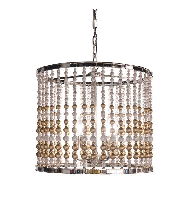 Люстра Delight Collection Wood Light KW0783P-4 silver