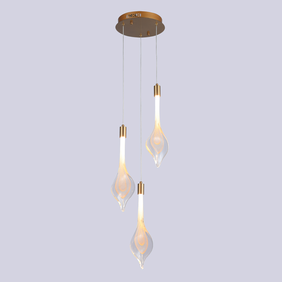Подвесной светильник Delight Collection P98066-3 antique brass