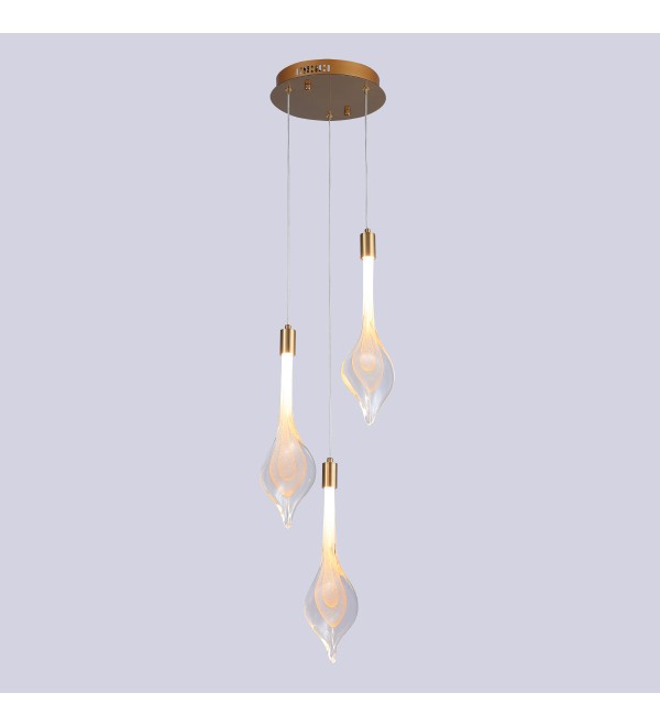 Подвесной светильник Delight Collection P98066-3 antique brass