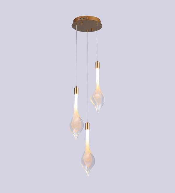 Подвесной светильник Delight Collection P98066-3 antique brass