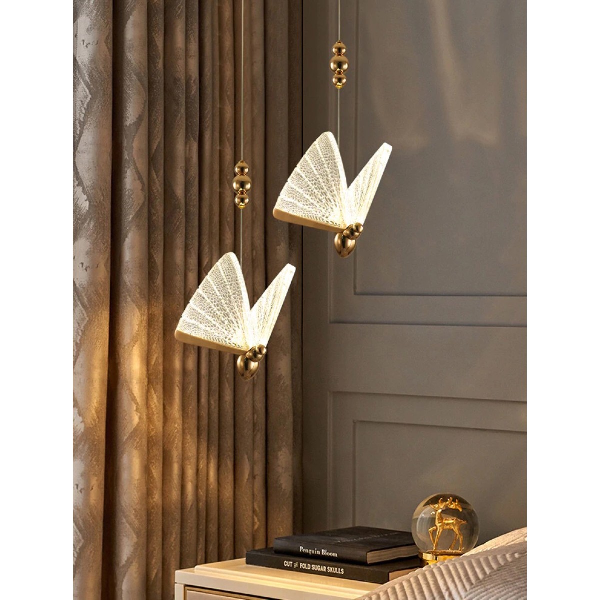 Подвесной светильник Delight Collection Butterfly OM8201008-1 rose gold