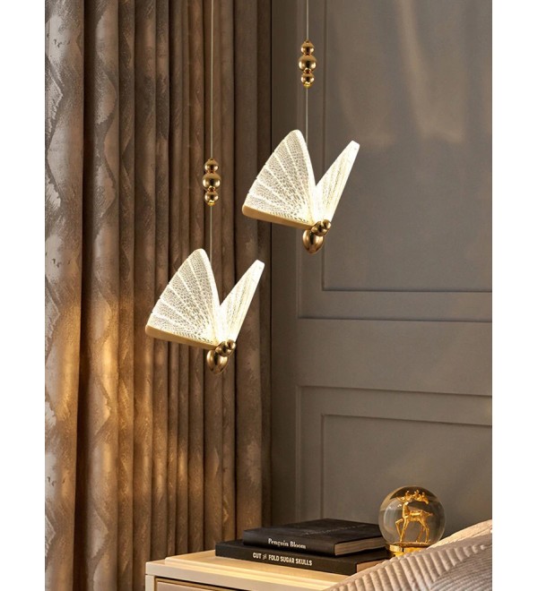Подвесной светильник Delight Collection Butterfly OM8201008-1 rose gold