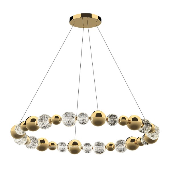 Подвесной светильник Delight Collection Elliot Diamante MD21001002-1F gold