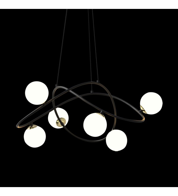 Люстра Delight Collection P0691-6A black