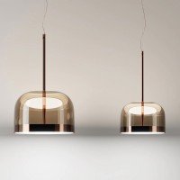 Подвесной светильник Delight Collection Equatore Small amber/copper