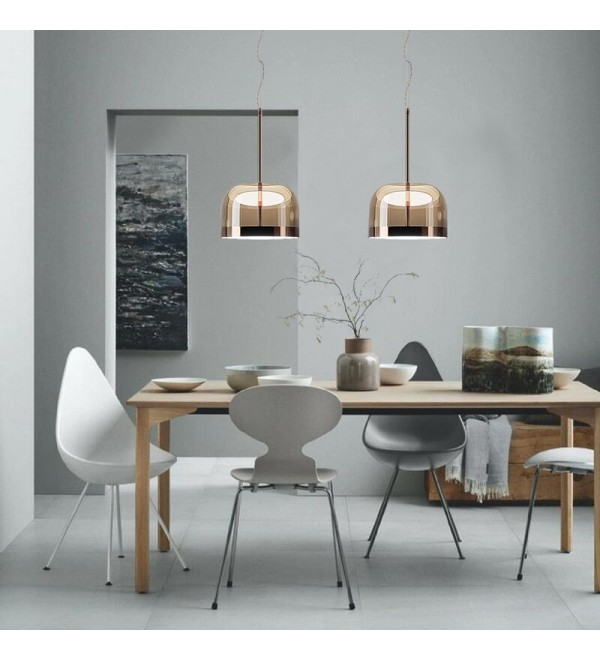 Подвесной светильник Delight Collection Equatore Large amber/copper