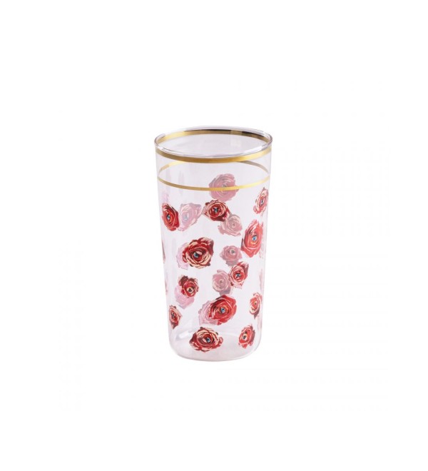 Стакан Seletti Toiletpaper Glass Roses