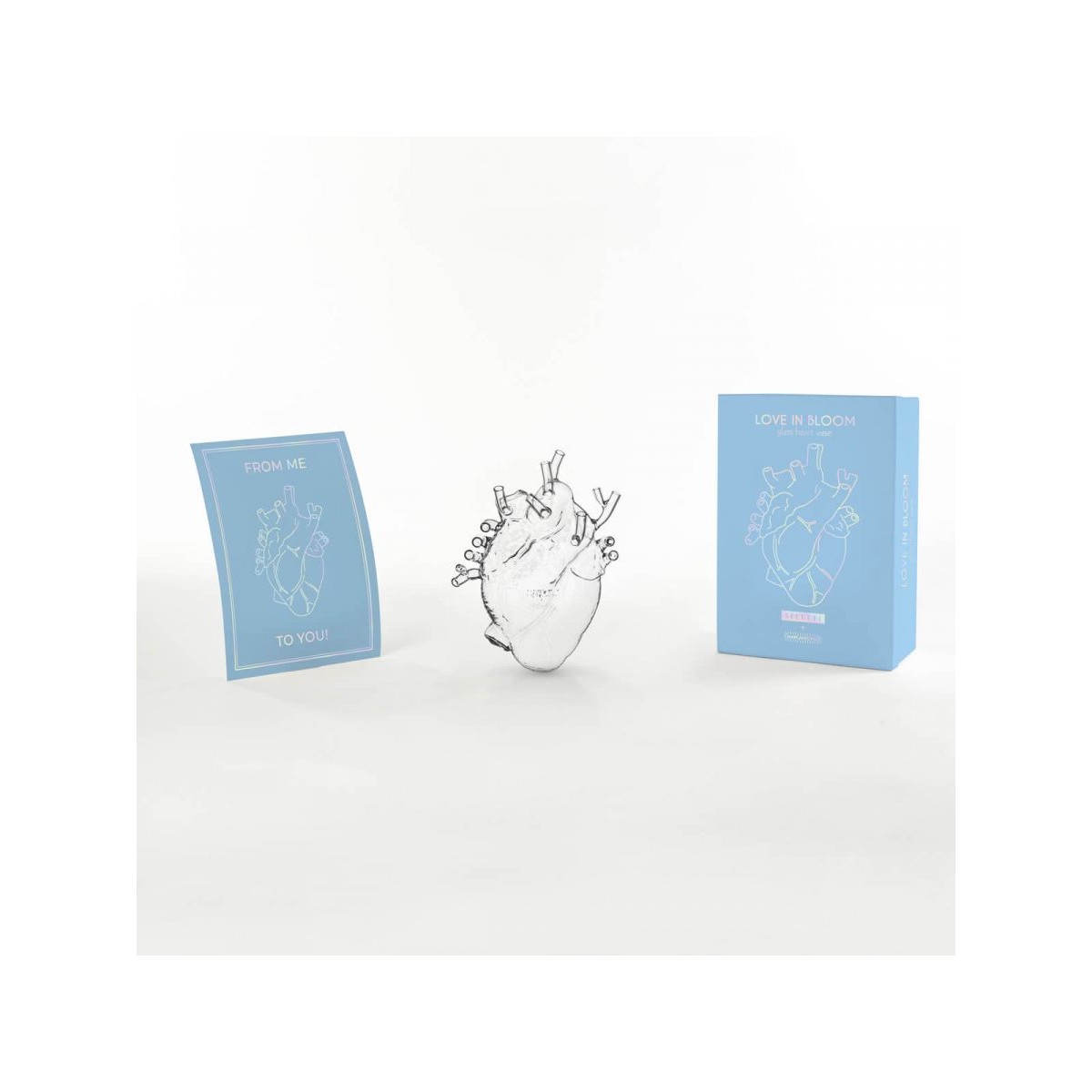 Ваза Seletti Love in Bloom Glass