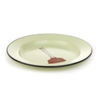 Тарелка Seletti Toiletpaper Enamel Plunger