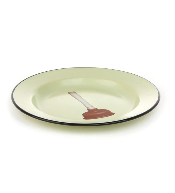 Тарелка Seletti Toiletpaper Enamel Plunger