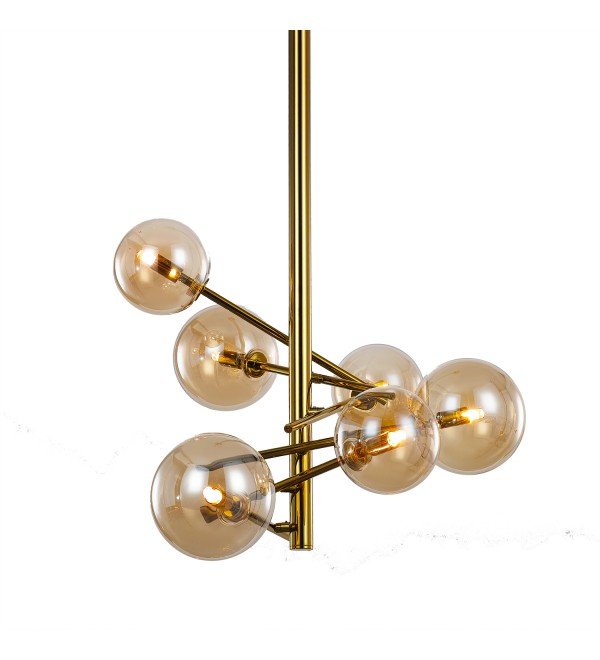 Люстра Delight Collection Globe Mobile MX19009070-6B gold