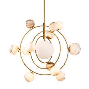 Люстра Delight Collection Planet 13 brass