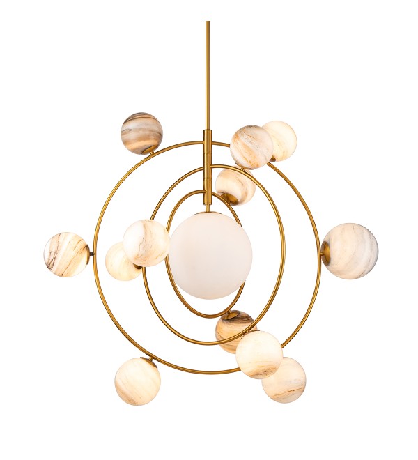 Люстра Delight Collection Planet 13 brass