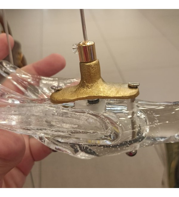 Подвесной светильник Delight Collection 12966-1P clear/gold