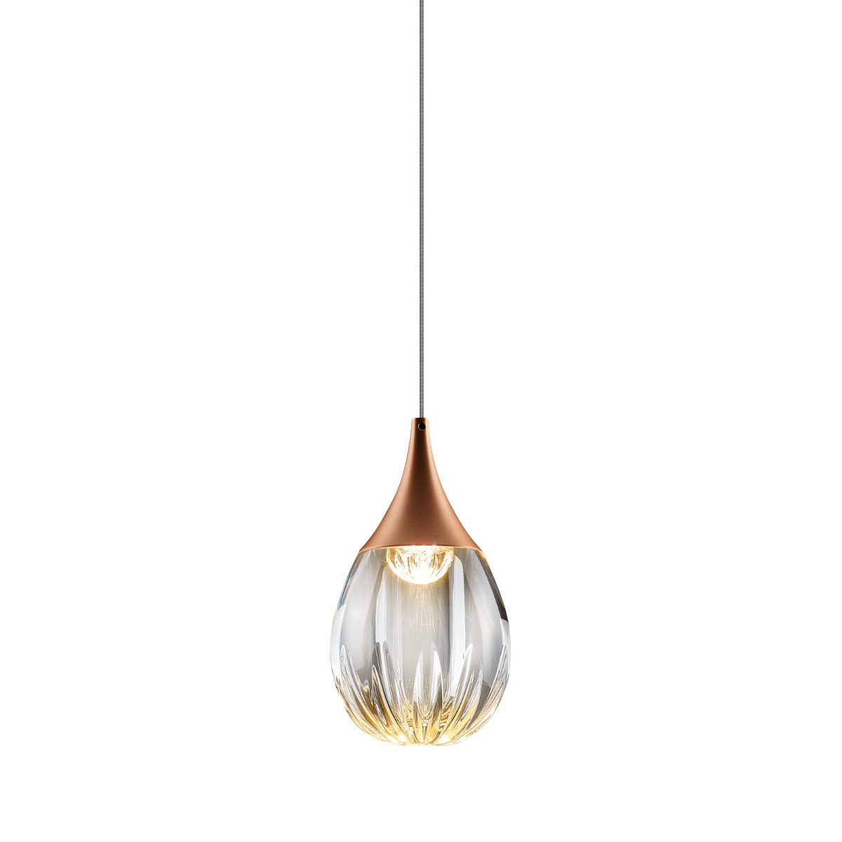 Подвесной светильник Delight Collection Stilla MD24001004-1A copper/clear