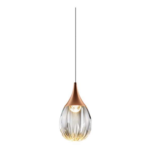 Подвесной светильник Delight Collection Stilla MD24001004-1A copper/clear