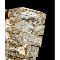 Настенный светильник Delight Collection Glissando 6005W/S gold/clear
