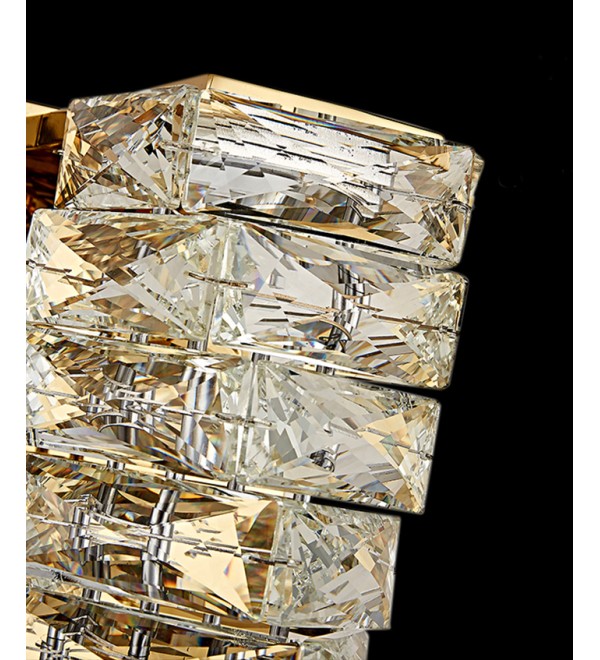 Настенный светильник Delight Collection Glissando 6005W/S gold/clear