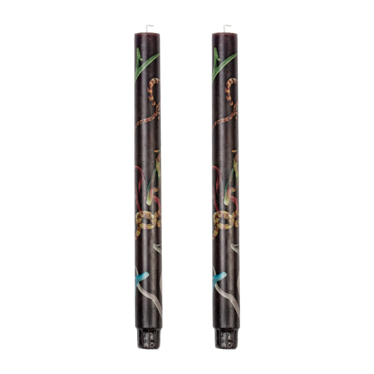 Свеча Seletti Toiletpaper Candle Stern Snakes Black set of 2