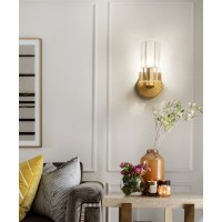 Настенный светильник Delight Collection 8816W gold/clear