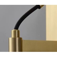 Настенный светильник Delight Collection 8960-1W brass/clear