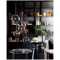 Подвесной светильник Delight Collection Ball Sola 9217P/D200 gold