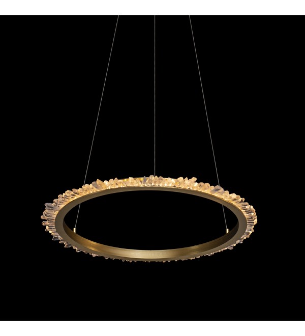 Подвесной светильник Delight Collection Quartz Halo MD20020154-1A satin gold