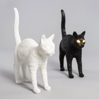 Настольная лампа Seletti Jobby The Cat Black