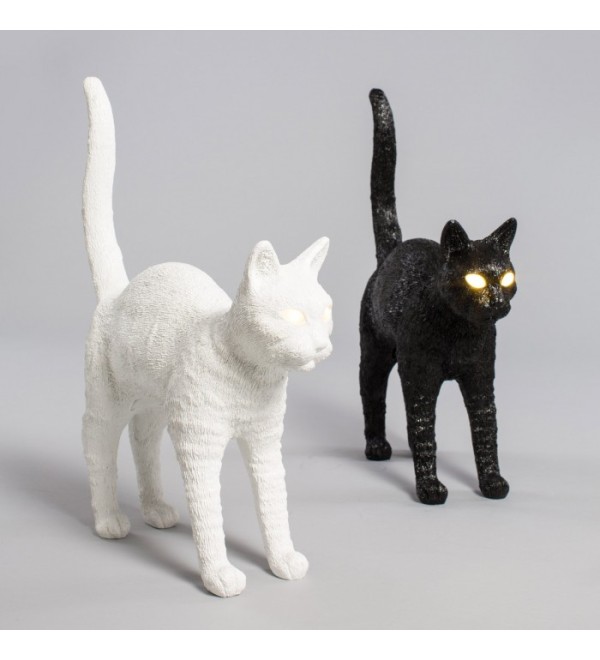 Настольная лампа Seletti Jobby The Cat Black