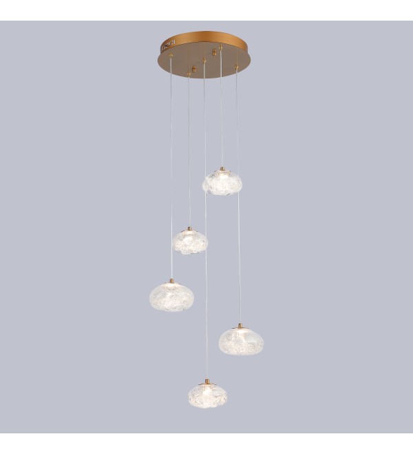 Подвесной светильник Delight Collection P98065-5 antique brass