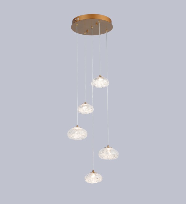 Подвесной светильник Delight Collection P98065-5 antique brass