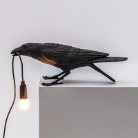 Настольная лампа Seletti Bird Playing Black