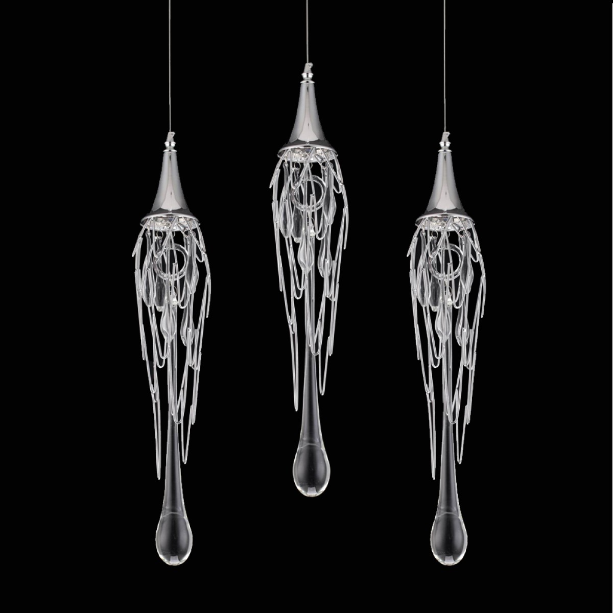Подвесной светильник Delight Collection Goddess Tears 3 chrome