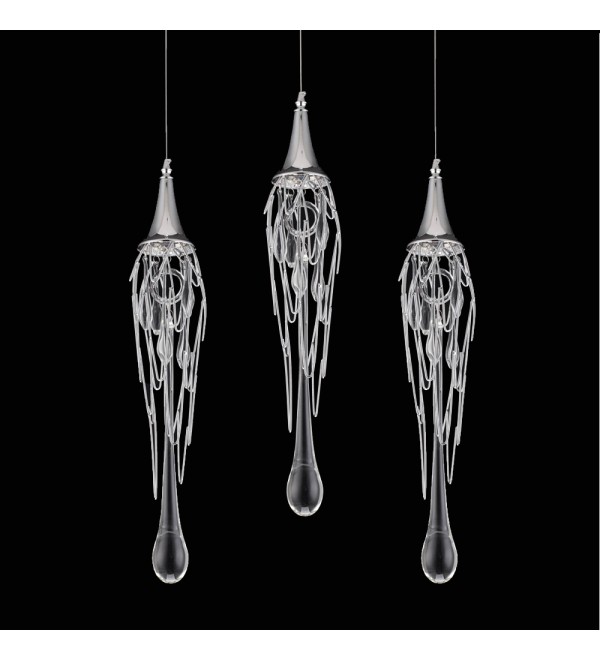 Подвесной светильник Delight Collection Goddess Tears 3 chrome