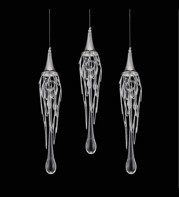 Подвесной светильник Delight Collection Goddess Tears 3 chrome