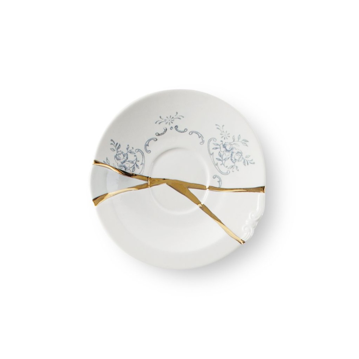 Кофейная пара Seletti Kintsugi (белый, золотой, арт. 09643)