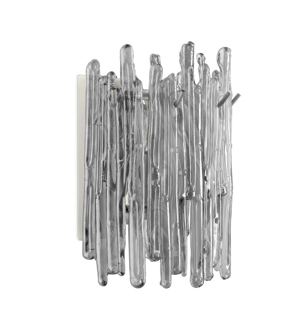 Настенный светильник Delight Collection Saint Roch KG1258W-2 chrome/smoke