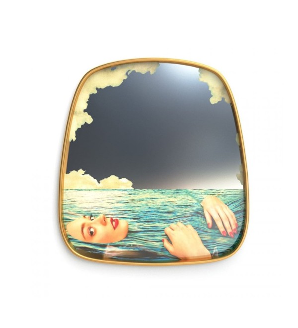 Зеркало Seletti Toiletpaper Mirror Sea Girl