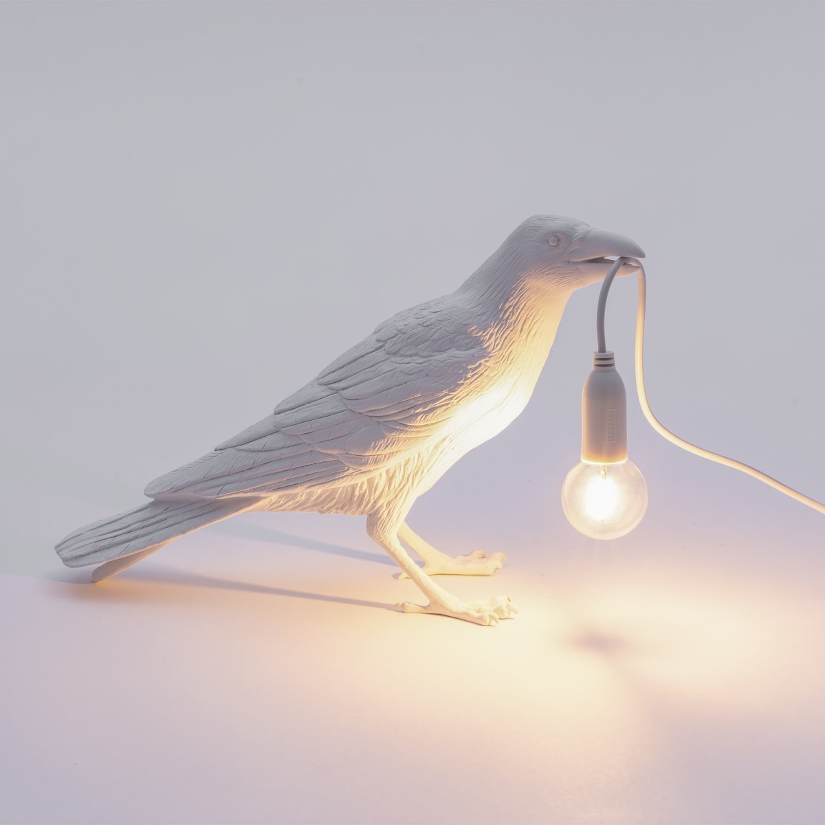 Настольная лампа Seletti Bird Waiting White