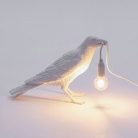 Настольная лампа Seletti Bird Waiting White