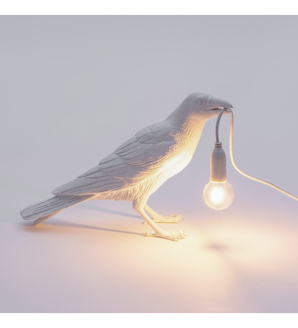 Настольная лампа Seletti Bird Waiting White