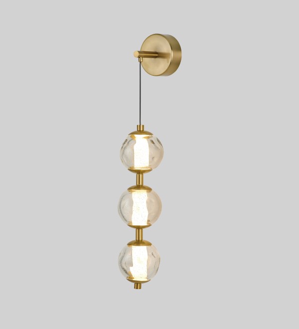 Настенный светильник Delight Collection OD2437 OB2437 brass/clear