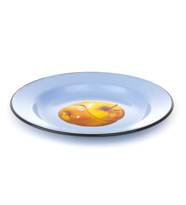 Тарелка Seletti Toiletpaper Enamel Apple