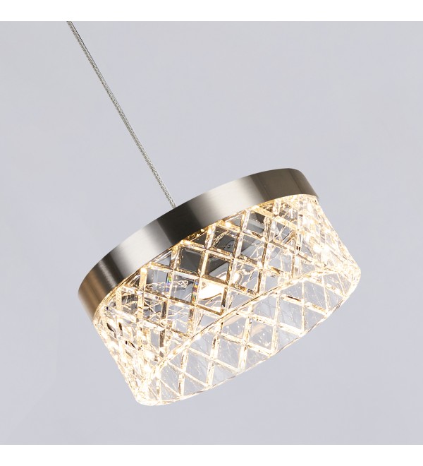 Подвесной светильник Delight Collection Diamond cut MD21020075-1A satin nickel