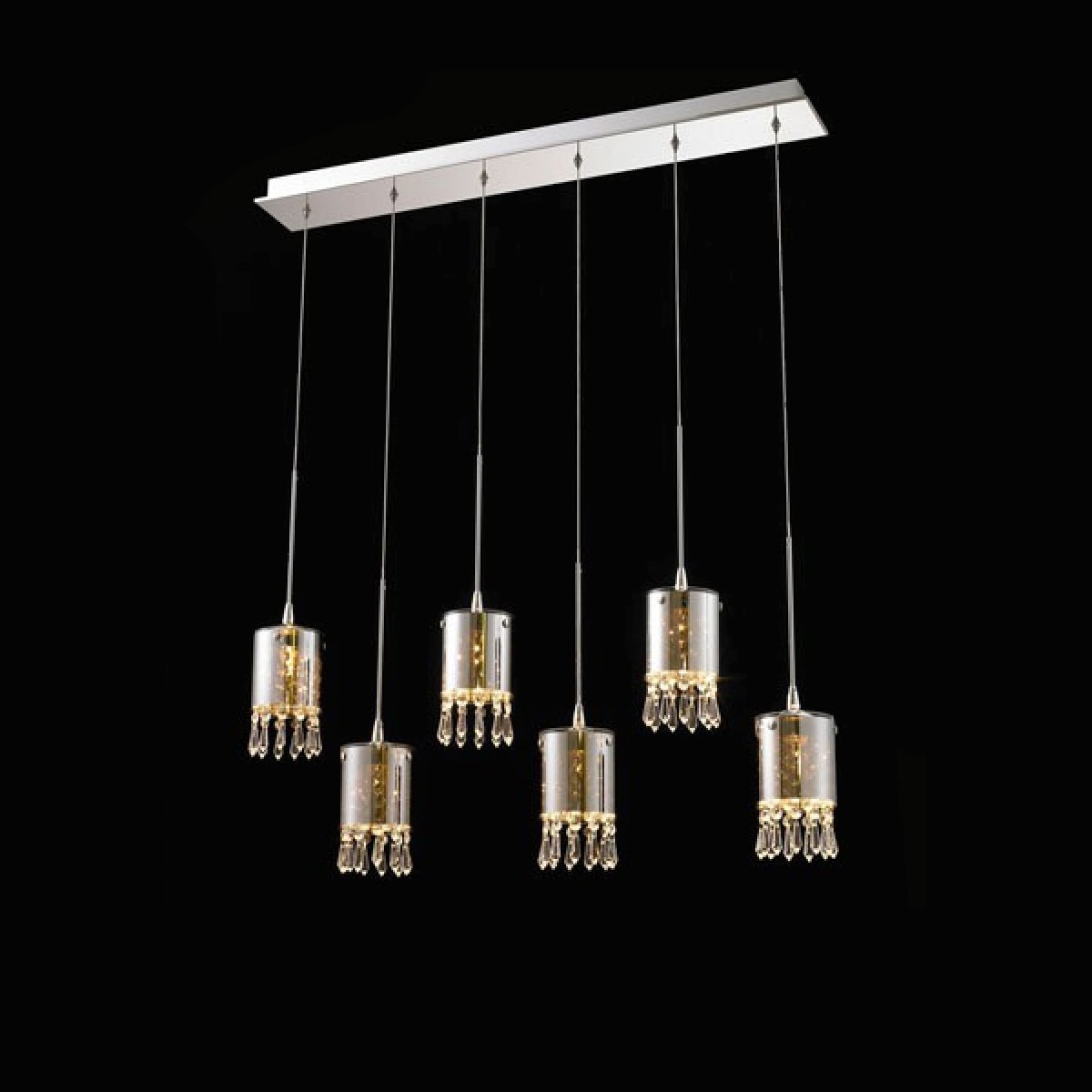 Подвесной светильник Delight Collection Crystal Tube 6
