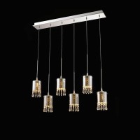 Подвесной светильник Delight Collection Crystal Tube 6