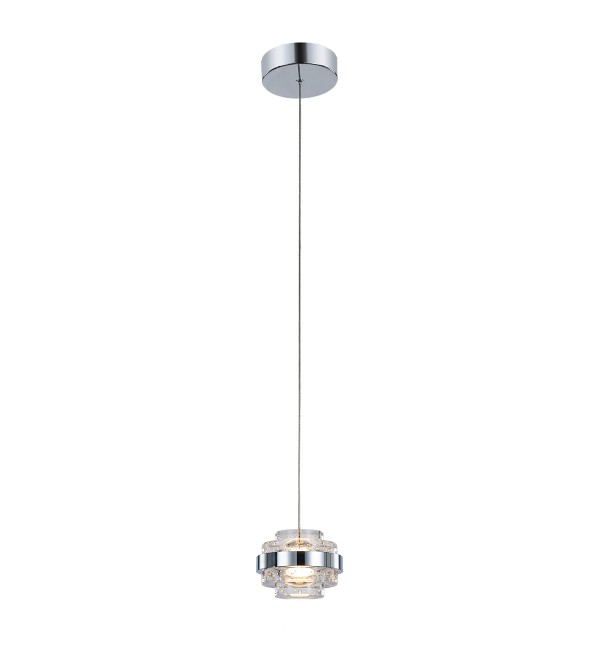 Подвесной светильник Delight Collection Indiana MD22030002-1A chrome/clear